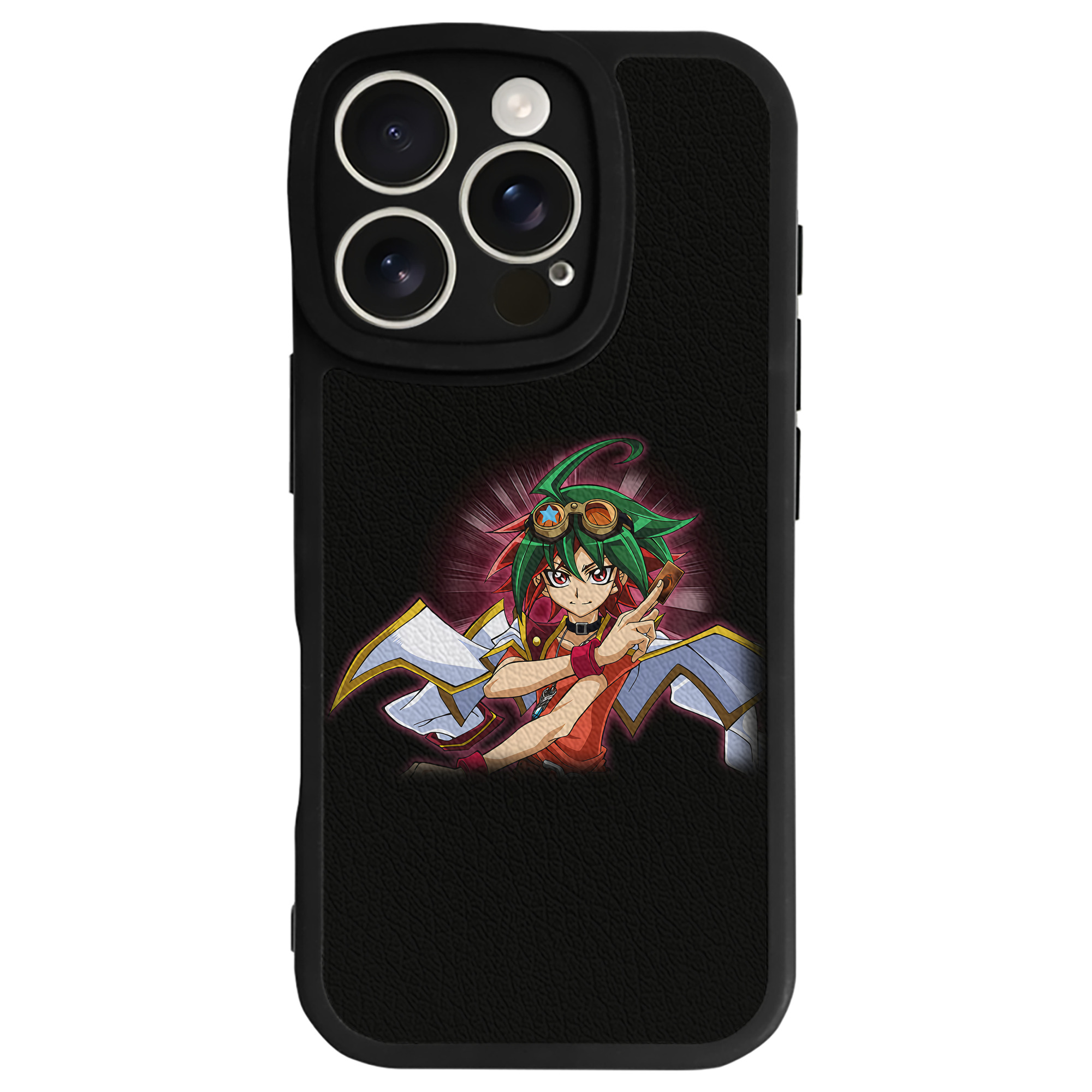 （画像用） 遊☆戯☆王 Yu-Gi-Oh! 【iPhone 16シリーズ対応】シリコンスマホケース（レザー調） 材質：シリコン